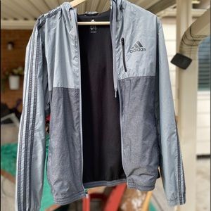 Adidas Grey windbreaker